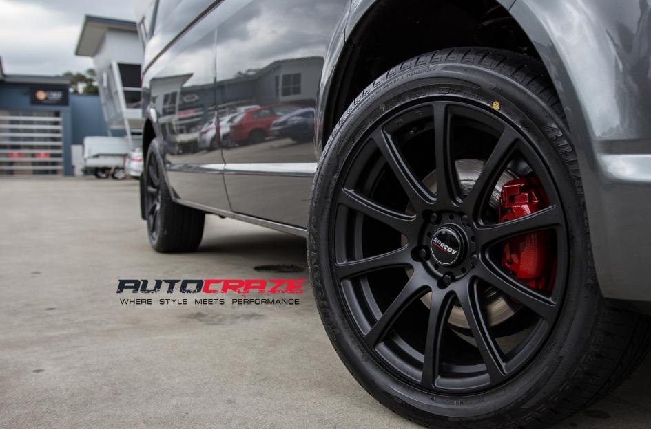 VOLKSWAGEN TRANSPORTER CARBINE SATIN BLACK